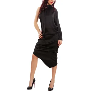 Vestito donna raso monomanica JL-2988