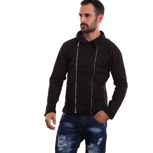 Felpa uomo giacca zip A15691